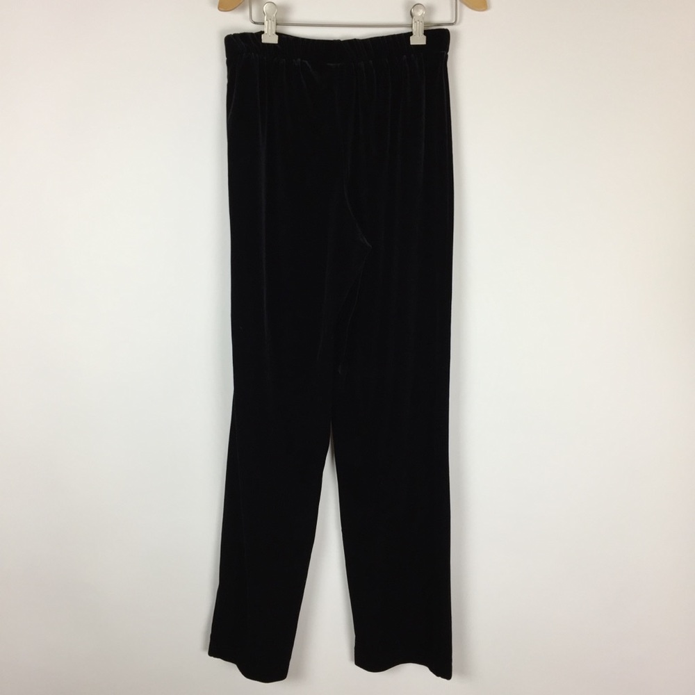 Women’s Lapis LA Velvet-Like Pants, Blk, sz PS - Picture 2 of 5
